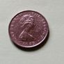 1975 Isle of Man "Ragwort" Queen Elizabeth II Halfpenny Image 2
