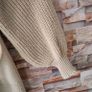 Beige Drop Shoulder Open Front Long Cardigan size 10-14 Image 4