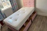New Stylish Double 4ft, 4ft6, King 5ft And 6ft Superking Sizes Divan Beds Instock. Drawers And Optional Tufted Mattresses Available. Free Delivery