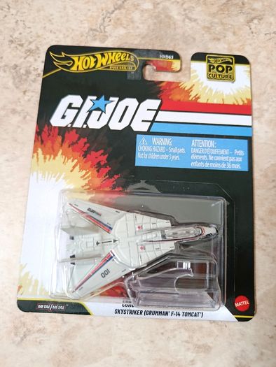 Hot Wheels Premium 2026 G.I.JOE Combat Jet / Skystriker Grumman F-14 Tomcat NEW
