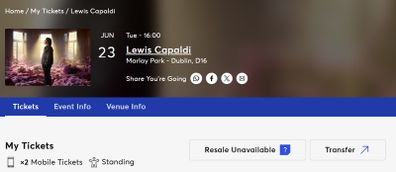 Lewis Capaldi Tickets