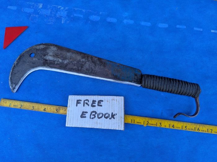 Bill Hook with Corded Handle