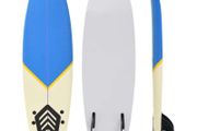Surfboard 170 cm Blue and Cream