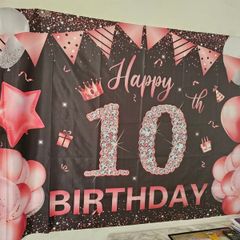 10th Birthday Banner