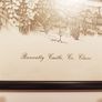 Print "Bunratty Castle Co. Clare"  by Liam Delaney in a wooden glazed acrylic matt glass  30.5x42cm Image 2