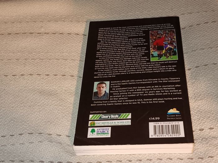 I Crossed the Line  The Liam Dunne Story Gaa book For Sale Here
