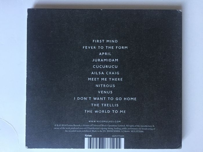 Nick Mulvey [2014] First Mind (CD Digipack Album)
