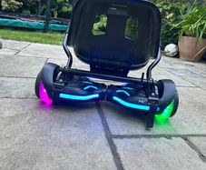 Hover-1 hoverboard with go-kart seat, Bluetooth, LED wheels