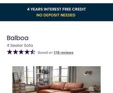 4 seater sofa