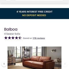 4 seater sofa