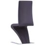 Dining Chairs with Zigzag Shape 6 pcs Brown Faux Leather Image 5