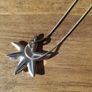 Sterling Silver Flower Pendant Image 2