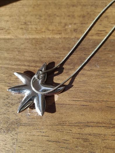 Sterling Silver Flower Pendant