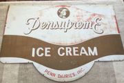 American Pensupreme Ice Cream 60s Metal Sign