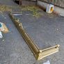 Brass metal fireplace surround edging Image 3
