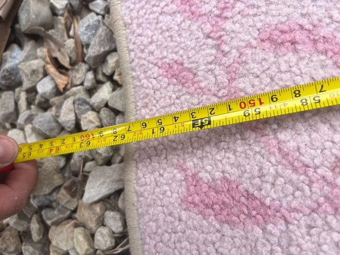 Girls Pink bedroom rug