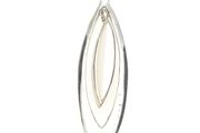 925 Vintage Sterling Silver &amp; Mother of Pearl Pendant