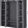 Canvas Fabric Wardrobe MAXI 175 x 150 x 45 cm with Hanging Rail - FREE DELIVERY NATIONWIDE Image 7