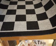 Backgammon game's playing in box