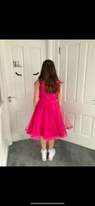 New Generations pink confirmation dress