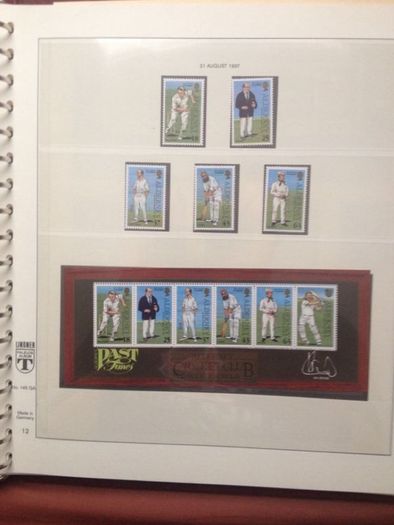 Alderney 1983-2001 Mint Never Hinged Stamp Collection in Lindner Album