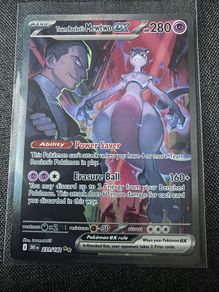Team rockets Mewtwo ex #231/182 full art secret full ilistruation card