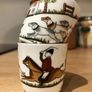 Vintage Crown Staffordshire Hunting Scene Bone China Egg Cups Pair - Perfect Condition Image 4