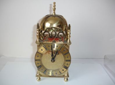 Smiths Brass Lantern Clock Battery Movement 1960s