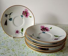 Royal Worcester Astley Saucer Plate x 6