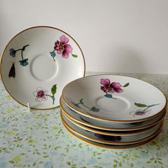 Royal Worcester Astley Saucer Plate x 6