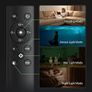 Uplighter Floor Lamp with Aurora Projector, Dimmable LED Floor Standing Reading Lamps Remote & Touch Control, Black Corner Ambient Lamp, Mood Lighting Night Light for Living Room, Kids Bedroom Image 8