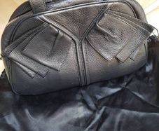 Yves Saint Laurent leather obi bow bag