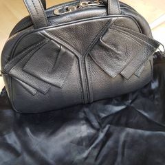 Yves Saint Laurent leather obi bow bag