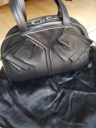 Yves Saint Laurent leather obi bow bag