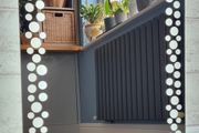 LED Bathroom Mirror 50x70cm Fog Free Defogger Cold Light