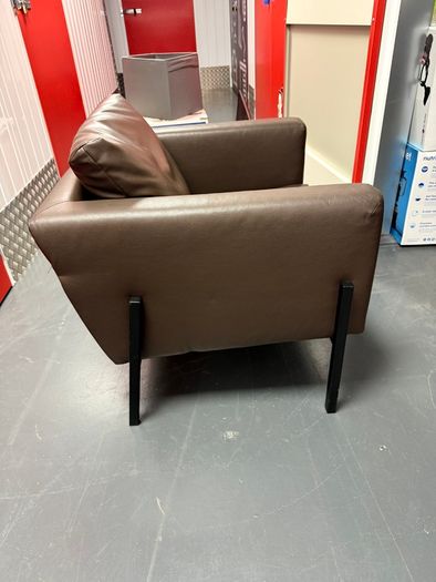 IKEA KOARP Armchair in Farsta Dark Brown