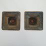 Vintage brass column candlesticks pair Image 10