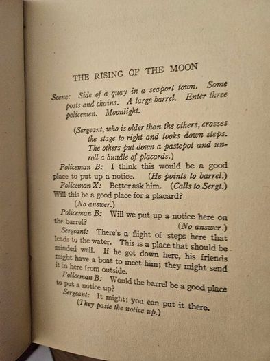 The Rising Of The Moon. By Lady Gregory.  1947 Paperback In Fair Condition.  Plus Lady Gregory's Complete Irish Mythology  Preface By W. B. Yates. See Photos For Same.