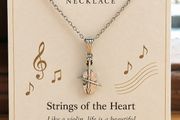 Violin necklace - Strings of the Heart