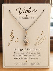 Violin necklace - Strings of the Heart