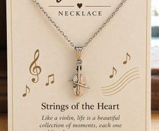 Violin necklace - Strings of the Heart