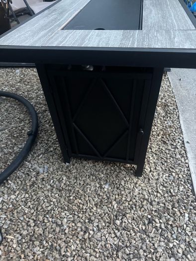 garden gas fire/table