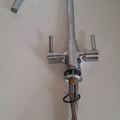 Kitchen sink tap for repair