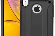 Black Armour ShockProof Case for iPhone XR Hybrid Back Cover