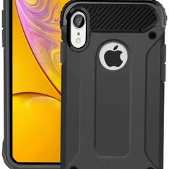 Black Armour ShockProof Case for iPhone XR Hybrid Back Cover