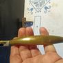 Large Victorian Brass Thumb Latch Lock and Door Furniture Image 4