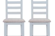 Lemuel Ladderback Fabric Dining Chair (Set of 2)