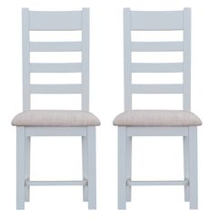 Lemuel Ladderback Fabric Dining Chair (Set of 2)