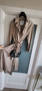 ZARA belted mac Sz M (Fit 12-14UK)