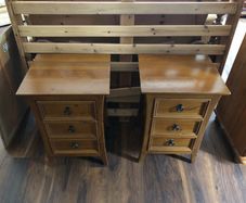 Bed Side Lockers Pair